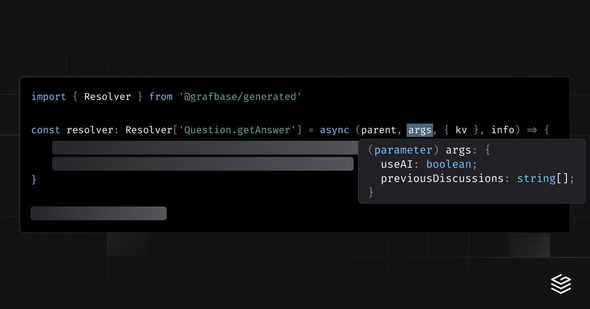 Fully typed resolvers
